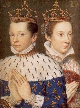 Francis II of France King of France reigned 1559-1560 and Mary Stuart of Scots by Circle of Fran?ois Clouet